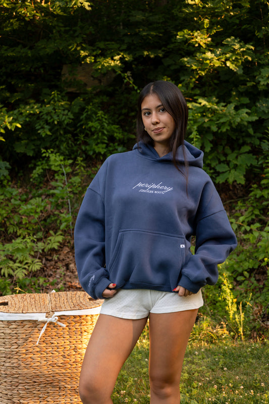 Logo Hoodie in French Navy