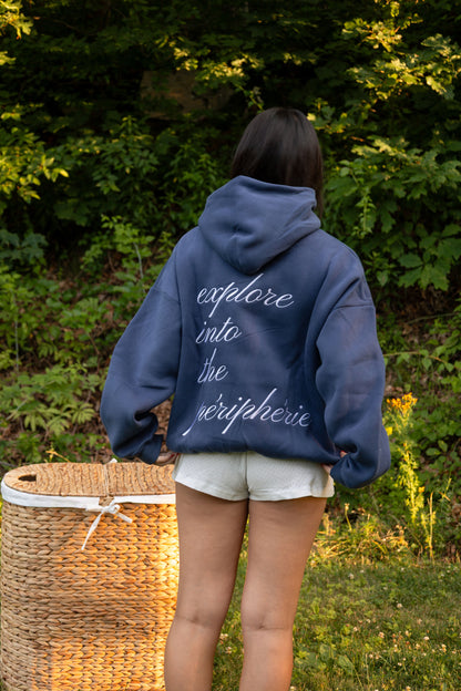 Logo Hoodie in French Navy