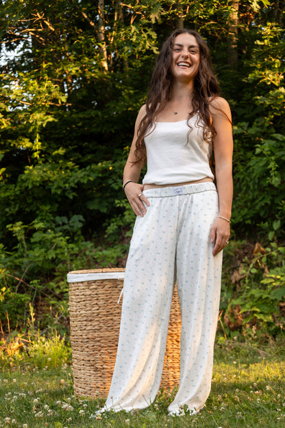 Pointelle Pant in 'Nantucket'